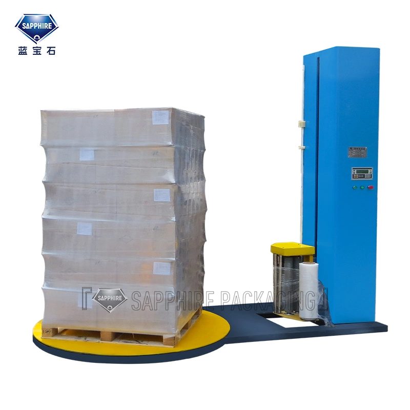 Industrial Pre-Stretch L-Series Pallet Packing Machine/ Stretch Film Wrapping Machine Cheap Sell for Southeast Asia