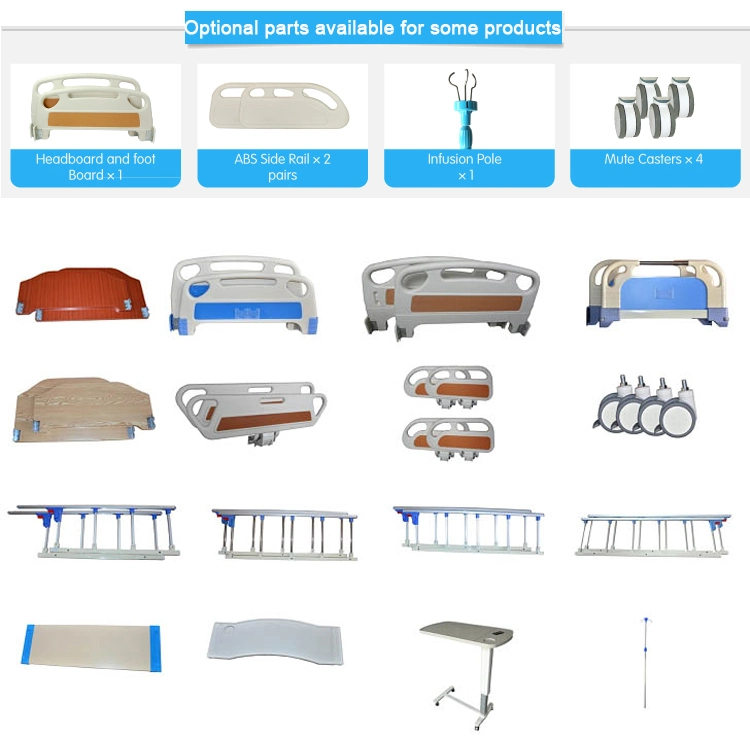 Chinese Manufacture Supply Folding ABS 2 Functions Hospital Bed Singapore