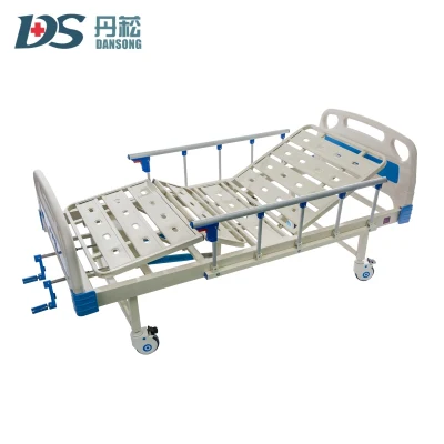 Chinesischer Hersteller liefert zusammenklappbares ABS-Krankenhausbett mit 2 Funktionen, Singapur